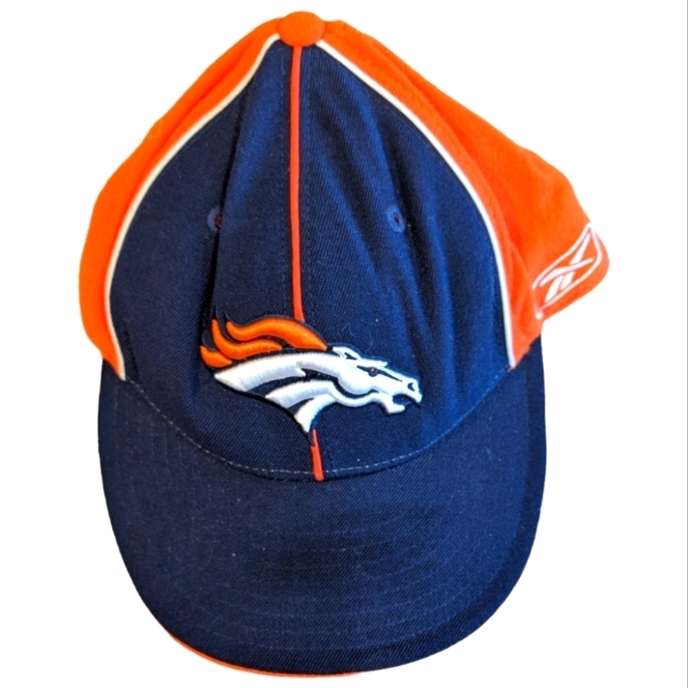 Reebok NFL Denver Broncos Wool Fitted Hat Size 7 EUC